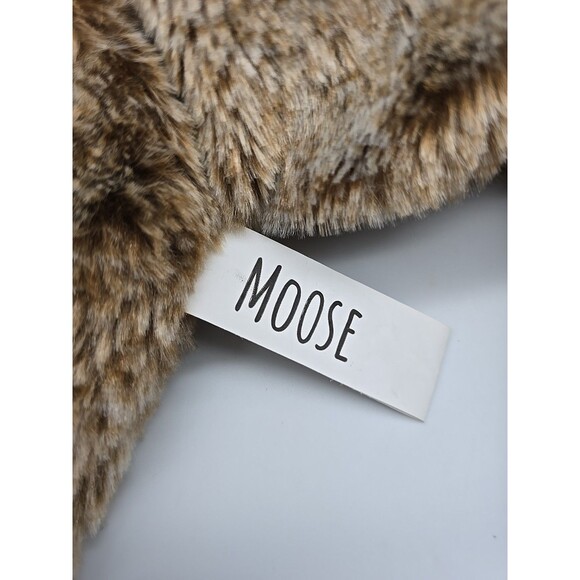 Plush Moose Backpack 23" with Zippered Opening & Adjustable Straps NEW - Picture 3 of 7